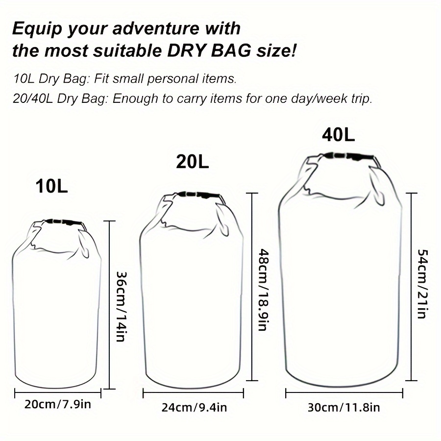 Dry Bag Dry Sack Waterproof Lightweight Portable Storage Bag - Temu