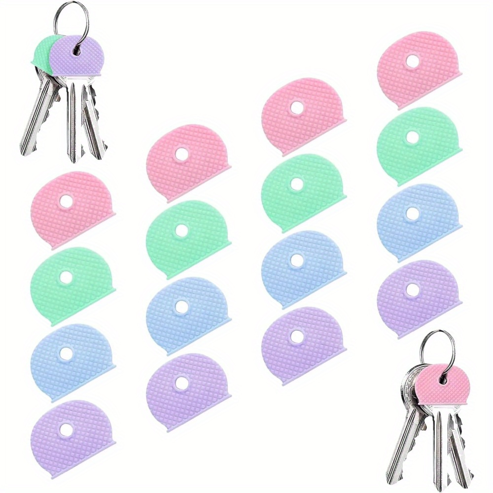 

16pcs Plastic Key Key Cap For , Key Identifiers Small Key For Identifying Key Accessories, 4