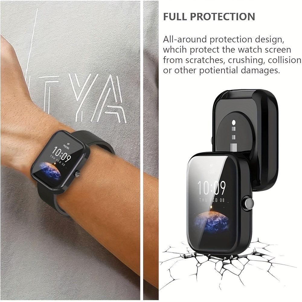 Case Amazfit Bip 3/bip 3 Pro Smartwatch [scratch Resistant] - Temu