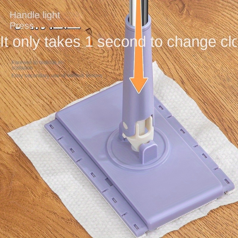 Automatic Cloth Changing Mini Mop,Hands-Free Mini Mop Compatible with Face  Towel