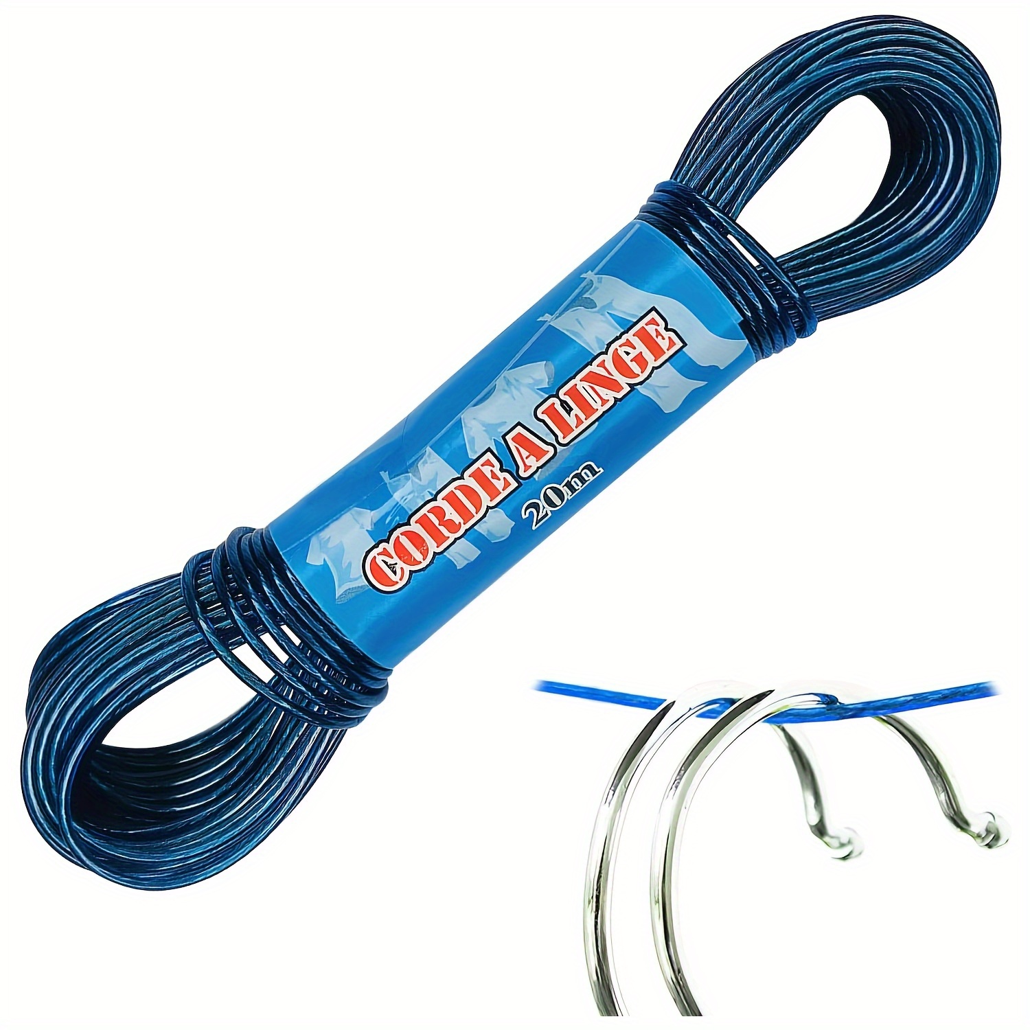 Wire Rope Thick Washing Line Outdoor Turnbuckles Rope - Temu