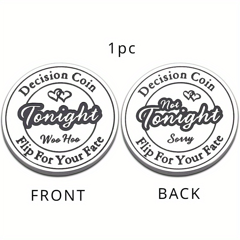Funny Gifts For Women Men Valentines Day Gifts For Him Her Boyfriend  Girlfriend Decision Coin Gifts For Husband Wife Bridal Bride Couples Gifts  Weddin