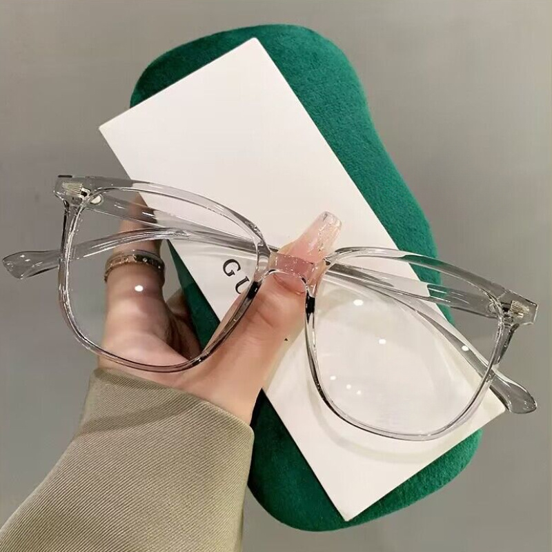 

Large Frame Flat Glasses, Simple And Versatile, Fashionable And Versatile Glasses, Square Frame Glasses, Transparent Lens