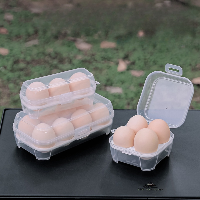 Soporte para huevos para refrigerador, mini organizador de cajones de  nevera, contenedor de almacenamiento de huevos para refrigerador, bandeja  de
