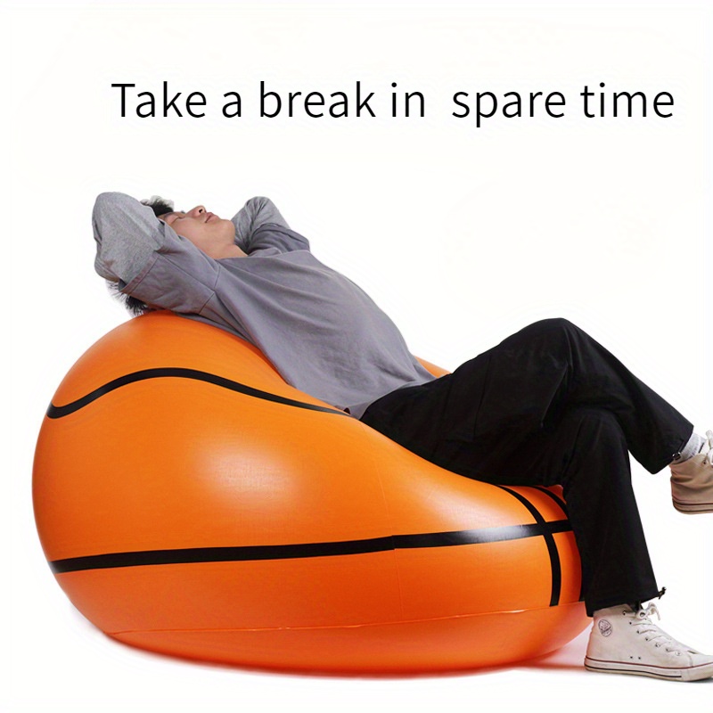 1pc modern inflatable basketball football sofa thickened pvc