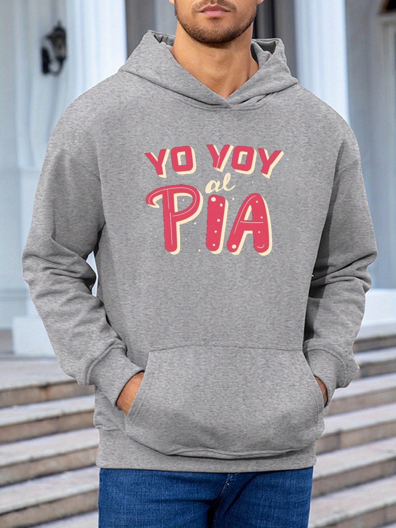 Hooded sweatshirt in discount spanish