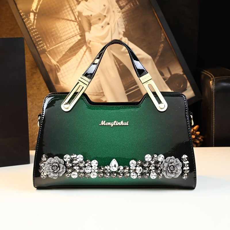 fashion gradient top handle satchel trendy shoulder bag Temu