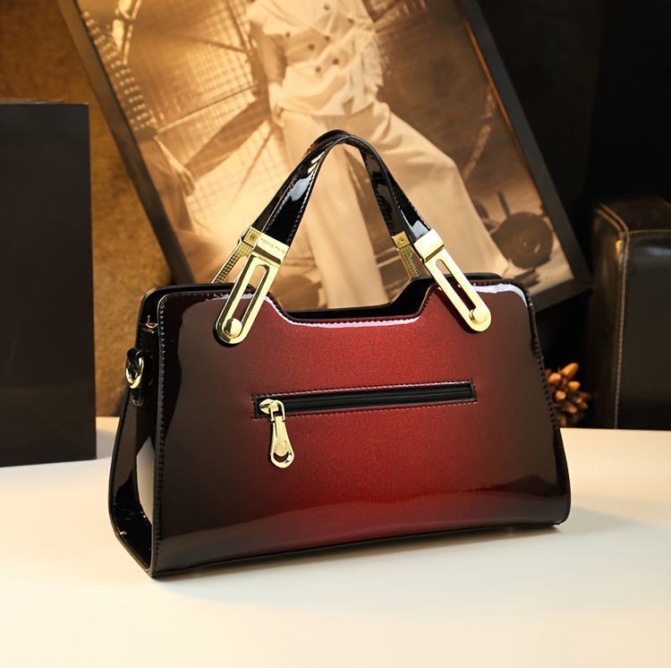 fashion gradient top handle satchel trendy shoulder bag Temu