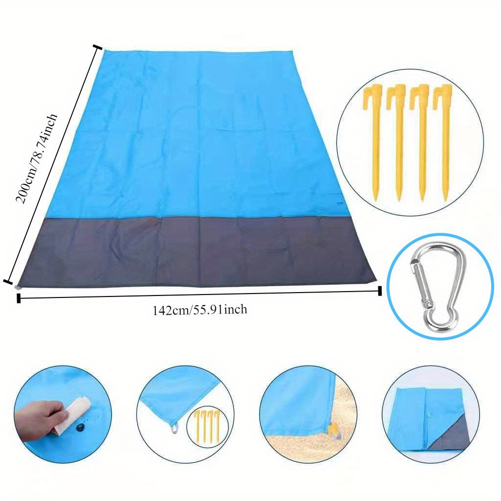 

Outdoor Folding Portable Beach Mat, Outdoor Camping Mat, Moisture-proof Beach Mat, Picnic Blanket Floor Mat Tent Carpet Mat