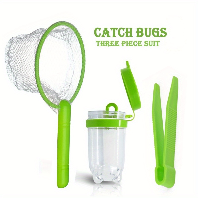 Bug Insect Kit Catcher Kids Net Catching Cage Outdoor Toys Observation  Exploration Box Fishing Container Critter Set Kid 