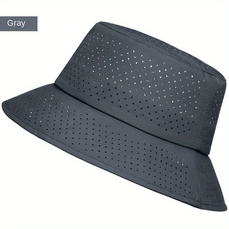

Breathable Quick-drying Sunshade Bucket Hat For Men With Uv Protection