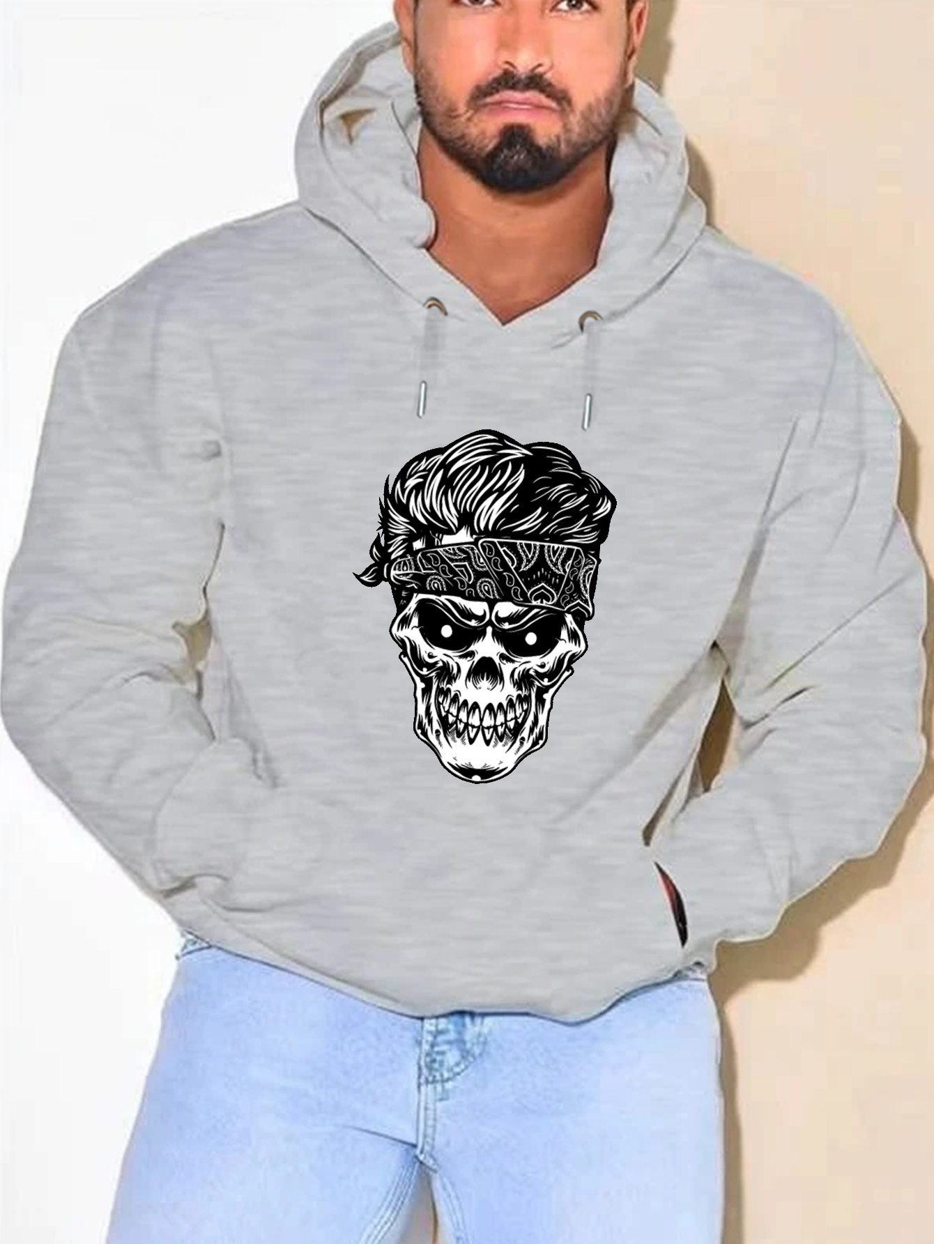 Plus size skull hoodie best sale