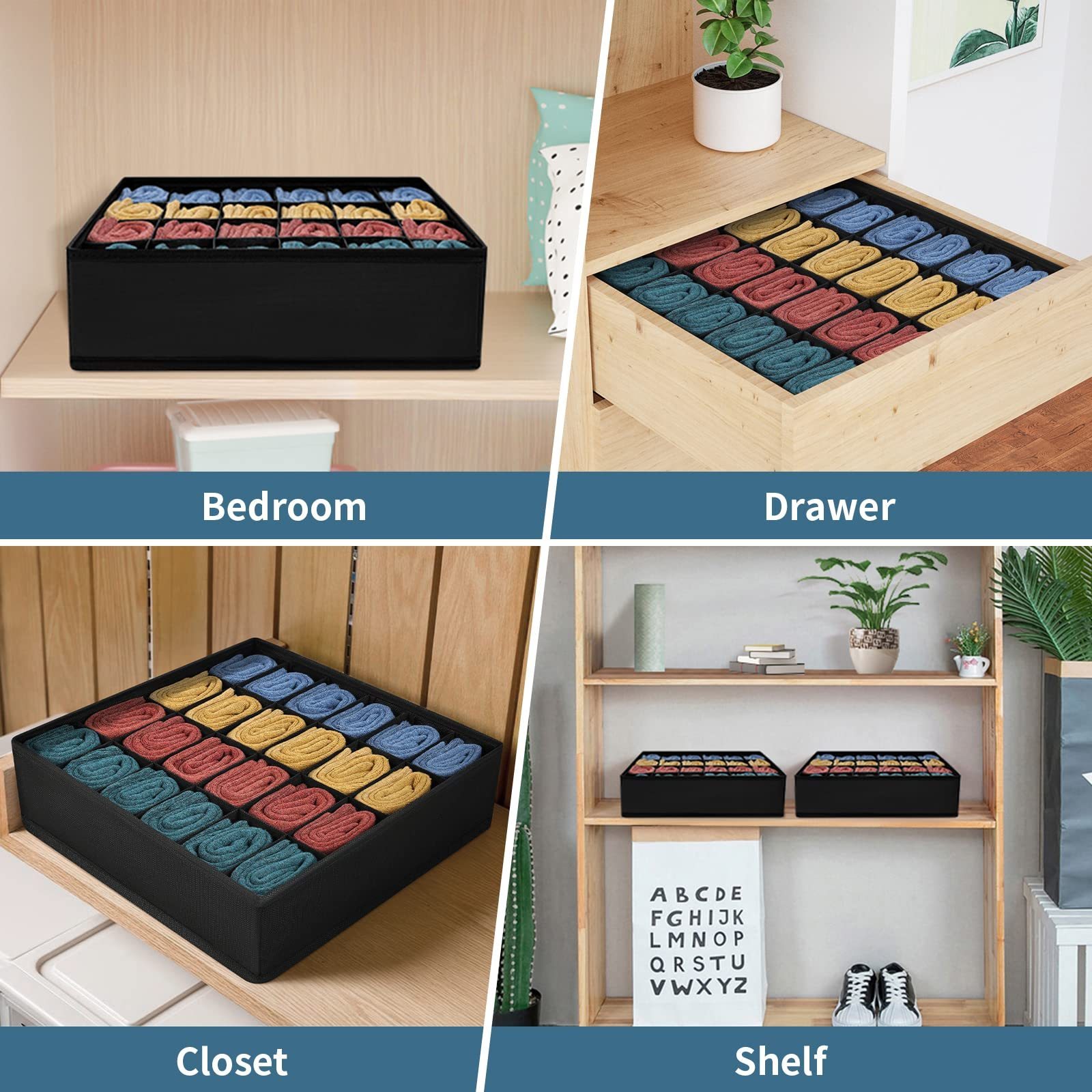 Clothes Storage Organizer Soldi Color Container Grids - Temu