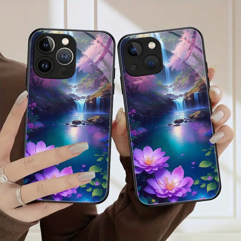 

Flower Pattern Protective Shockproof Phone Case For Iphone 11/12/13/14/12 Pro Max/11 Pro/14 Pro/15