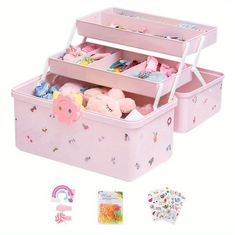 TEMU Large Capacity Multi-functional Storage Box - Hairpin Head Rope Storage Box