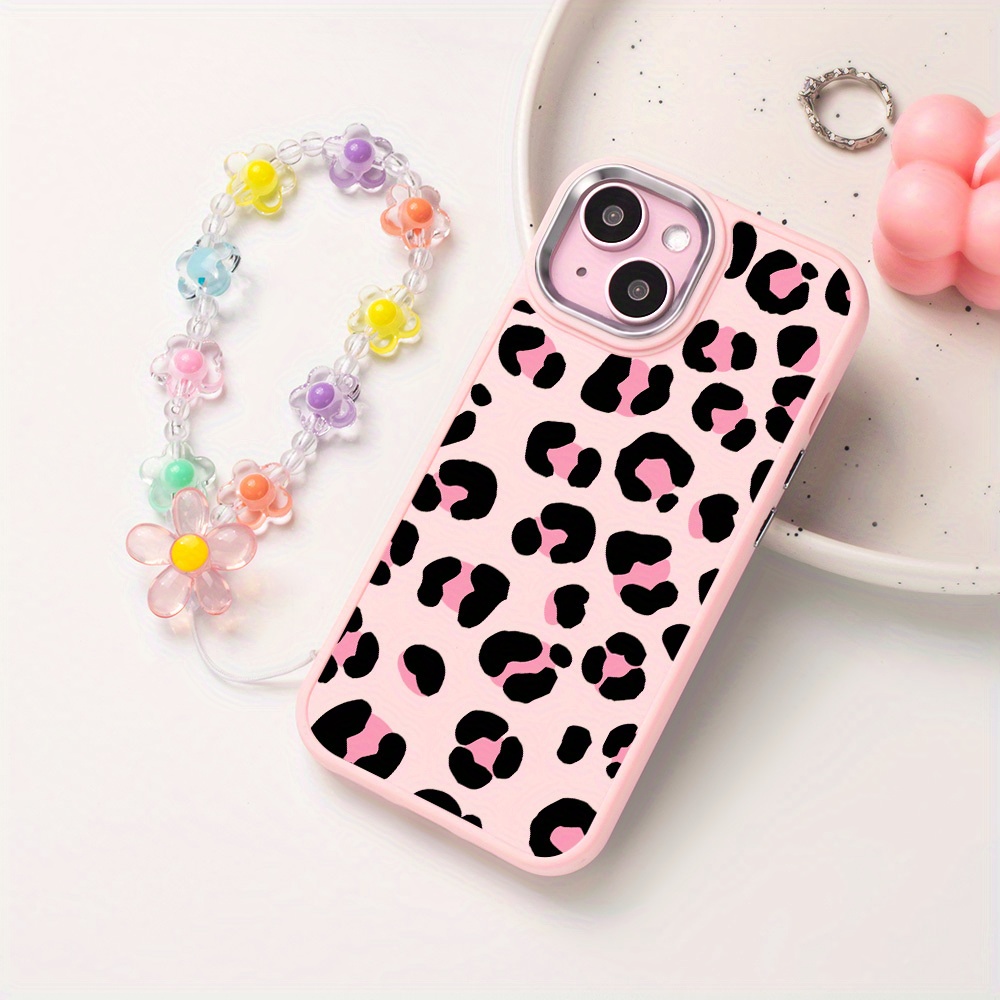 

Leopard Popular Pattern Electroplated Frame Anti-fall Phone Case For For Iphone15promax/15plus/15pro/15, 14promax/14plus/14pro/14, 13promax/13pro/13, 12promax/12pro/12, 11promax/11