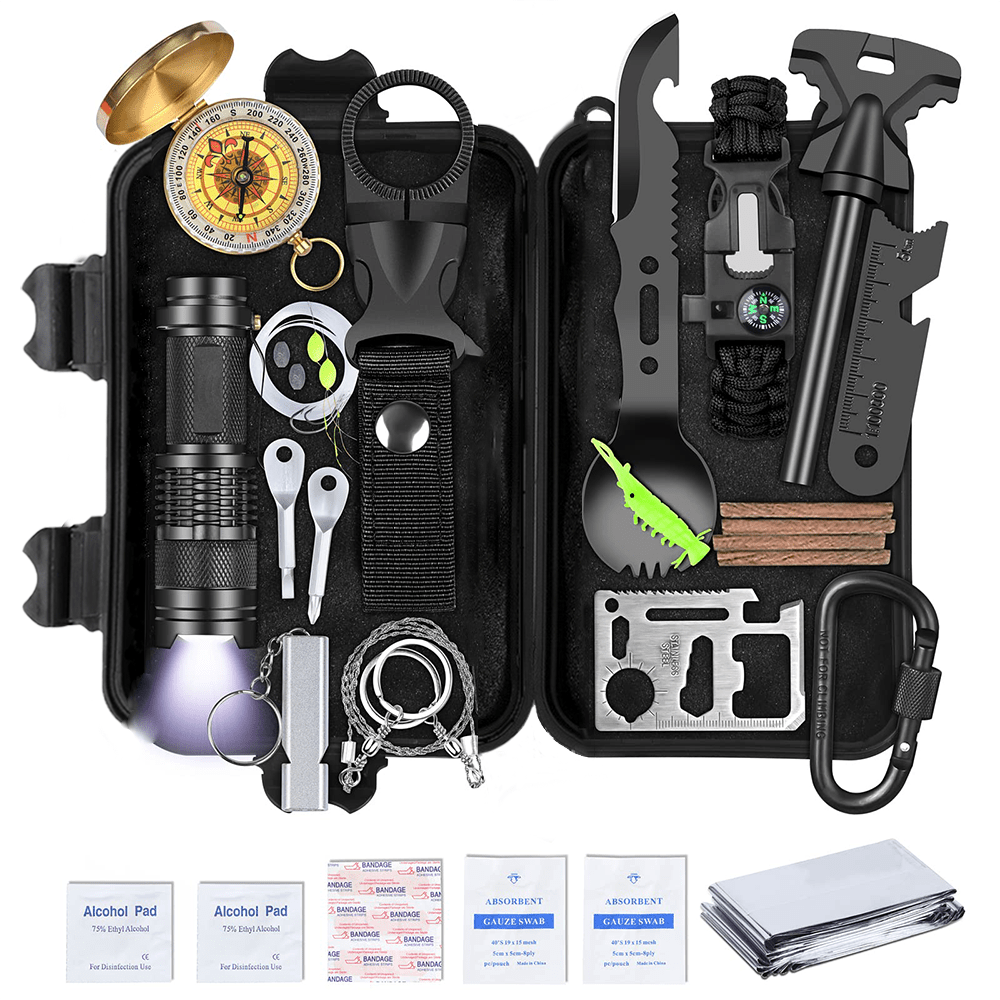 Portable Survival Equipment Kit Travel Safety First Aid - Temu