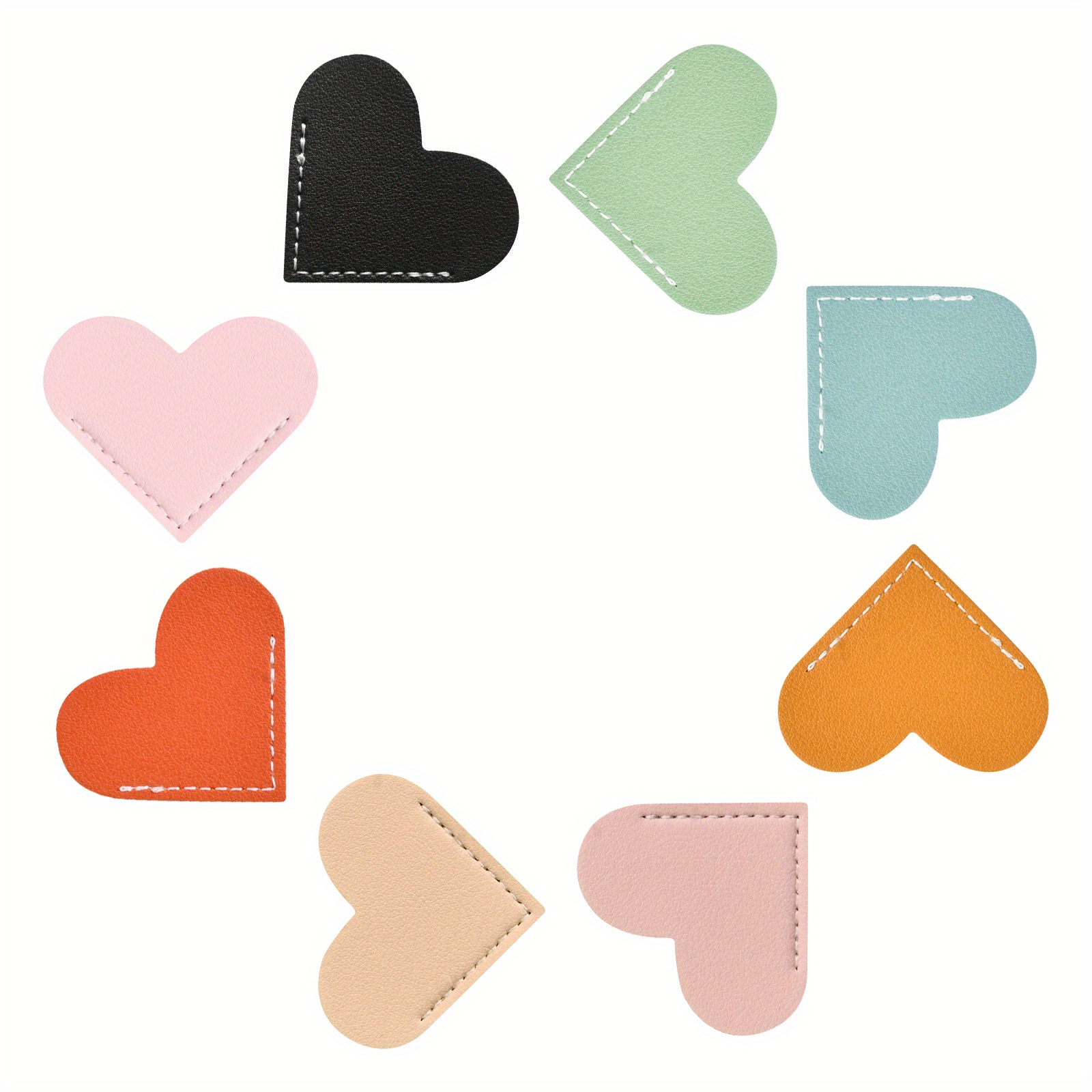 Meri Meri - Pastel Heart Glitter Stickers