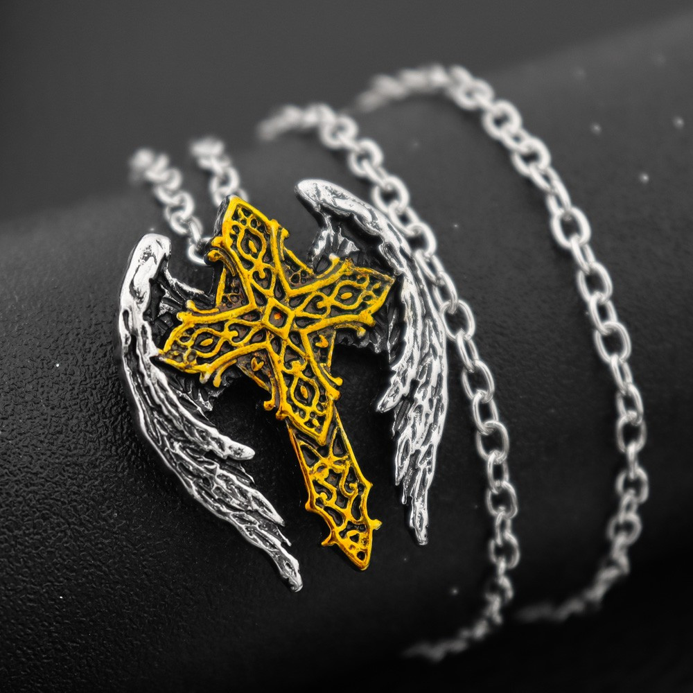 Cross Eagle Necklace Fashion Men Jewelry Men Jewelry - Temu