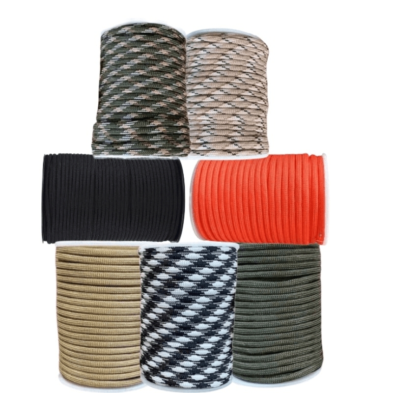 10m 20m 30m 4mm Thick Braided Paracord For Camping And Hiking