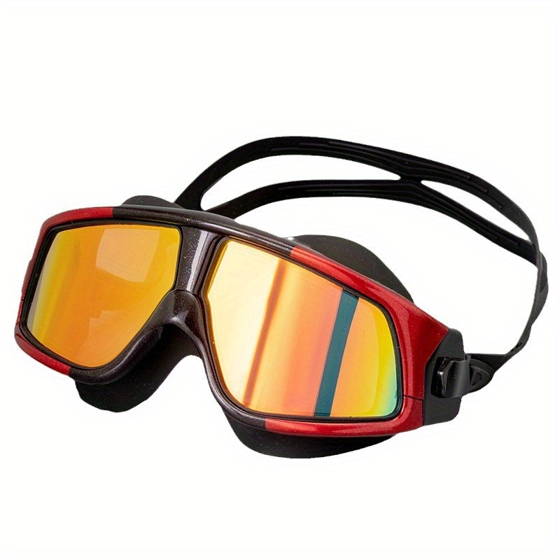 Professional HD Anti-Fog Swim goggles Anti-UV glasses large Frame Silicone  Swimming Glasses for Men and Women
