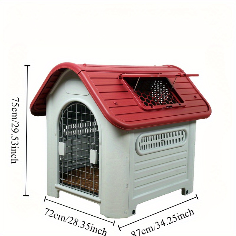 Outdoor dog store house for summer