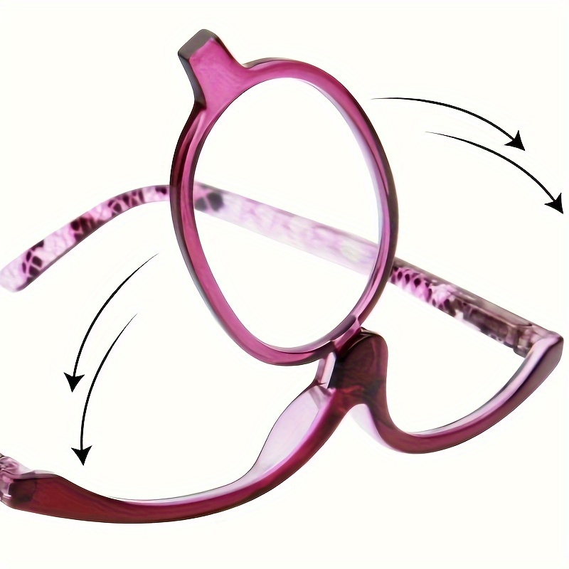 Magnifying Makeup Glasses, 1.5x Flip Lenses, Makeup Readers