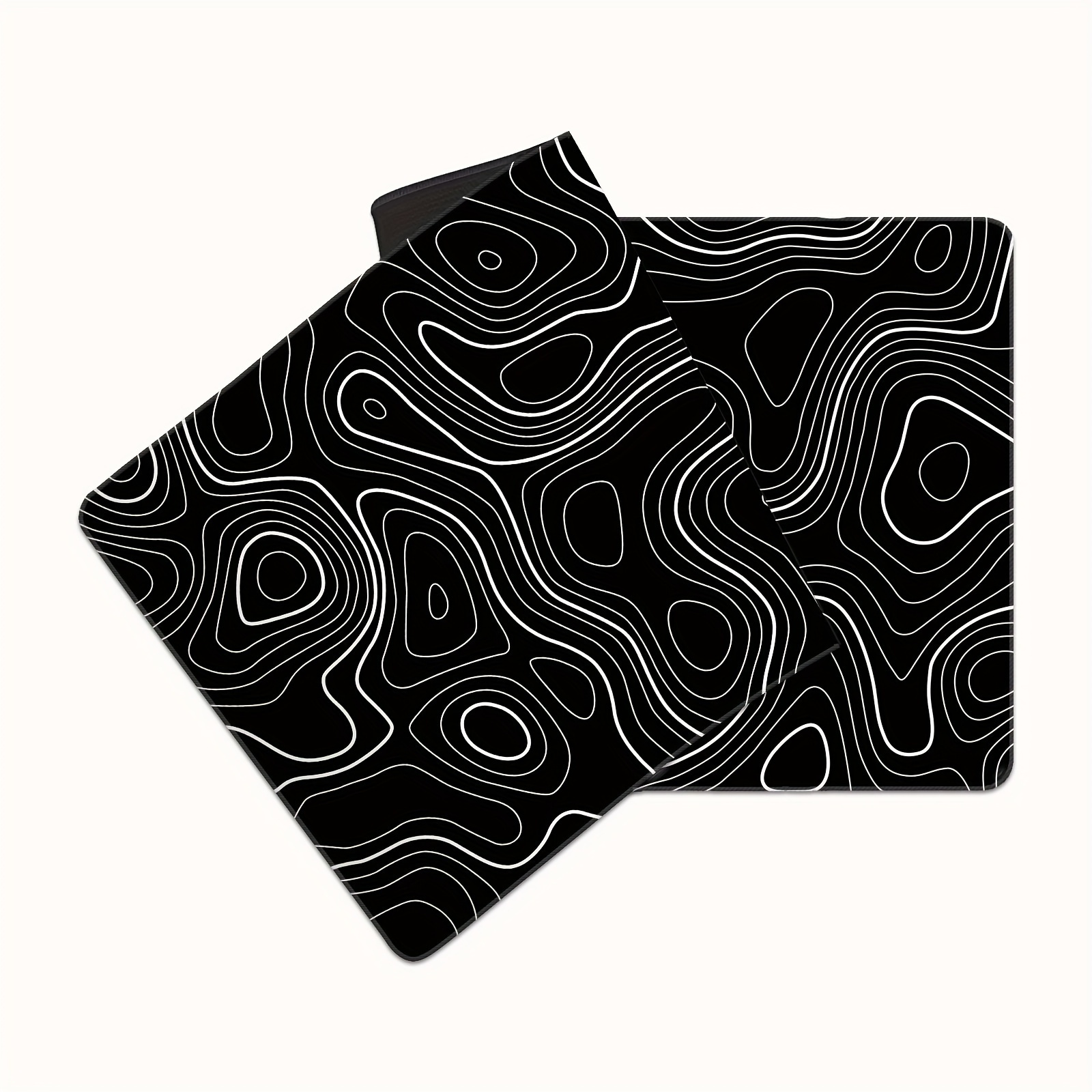 Tapis De Souris Abstrait Topographique Grand Tapis De Souris - Temu France