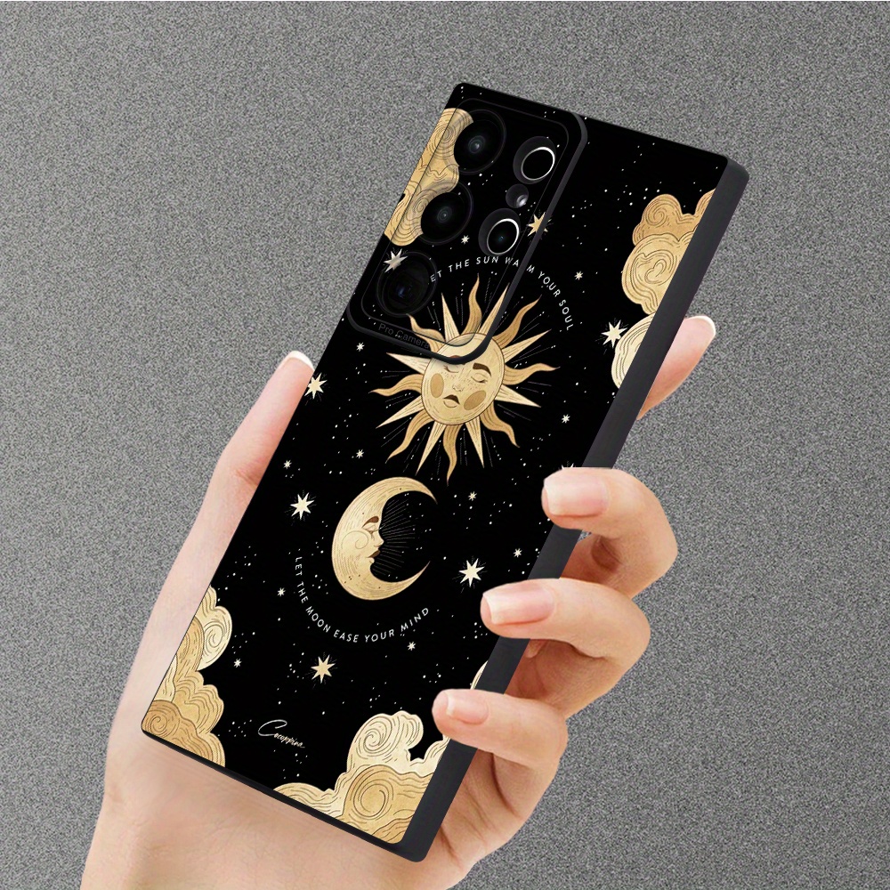 

1pc Mobile Phone Shell Classic Soft Shell Popular Mobile Phone Shell Star Sun And Moon Pattern Printing Phone Case For Galaxy S20fe/s21fe/s23/s23plus/s23ultra/s23fe/a52/a54/a53/a14/a25/a34/a05s/a15