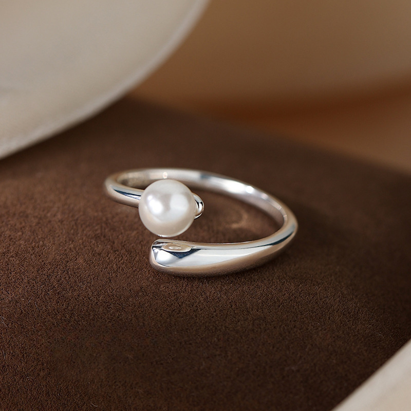 925 Sterling Silver Wrap Ring with Synthetic Gemstones