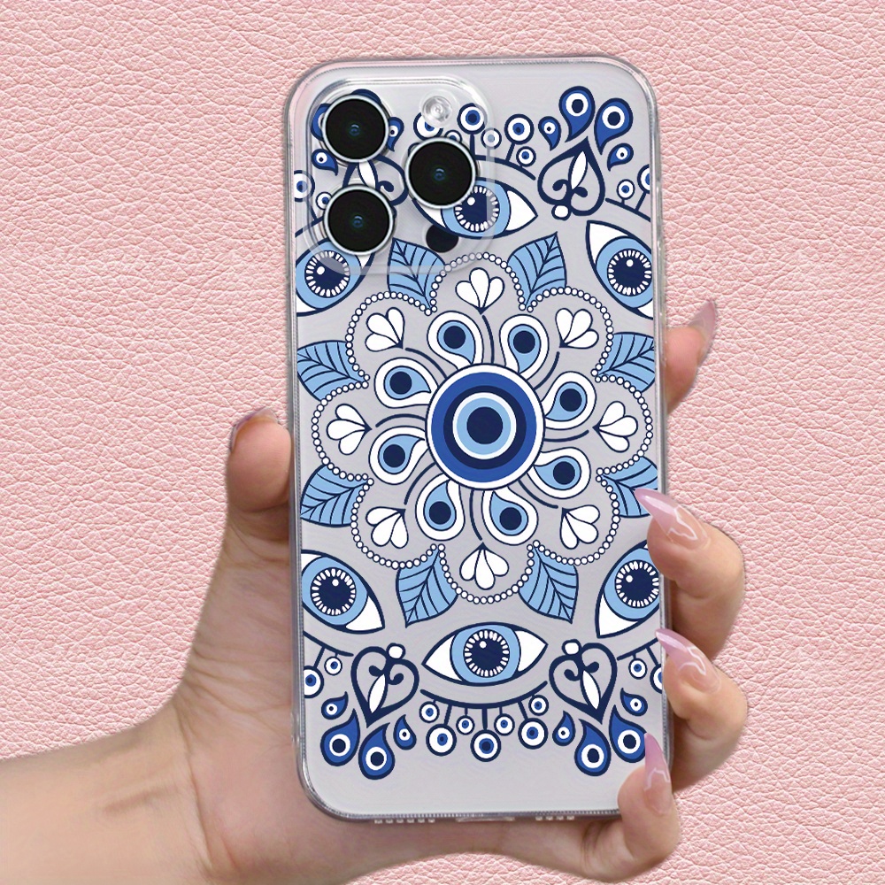 

Creative Flower Eyes Print Phone Case Suitable For 15 14 13 12 11 Xs Xr X 7 8 Plus Pro Max Mini