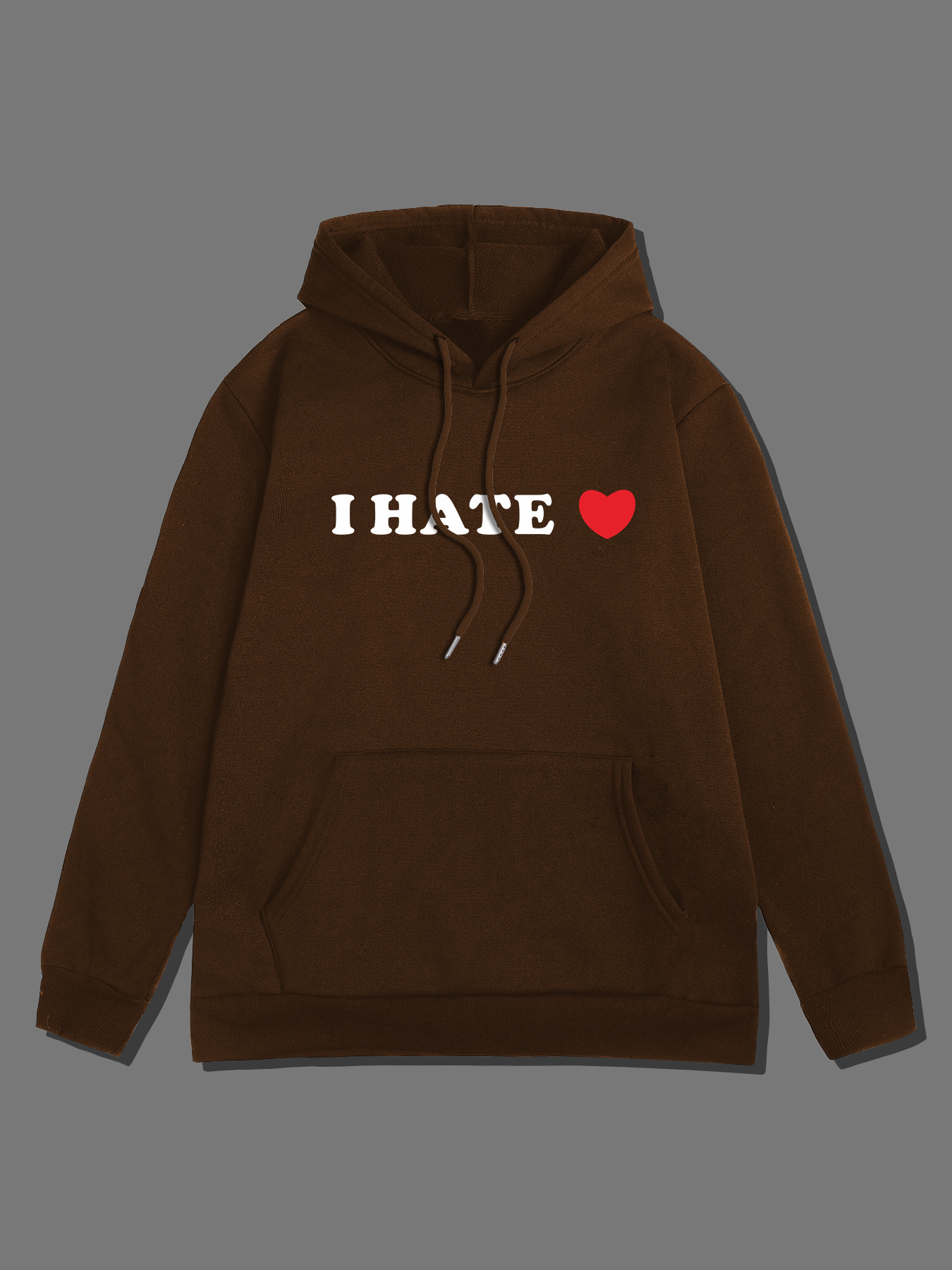 Hate Print Hoodie Cool Hoodies Men Men's Casual Pullover - Temu Ireland