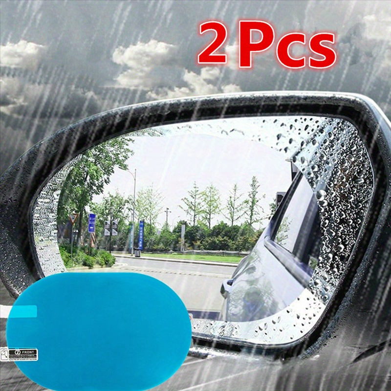 LITZEE 12 Stück Auto Rückspiegelfolie Wasserdichte Spiegelfolie