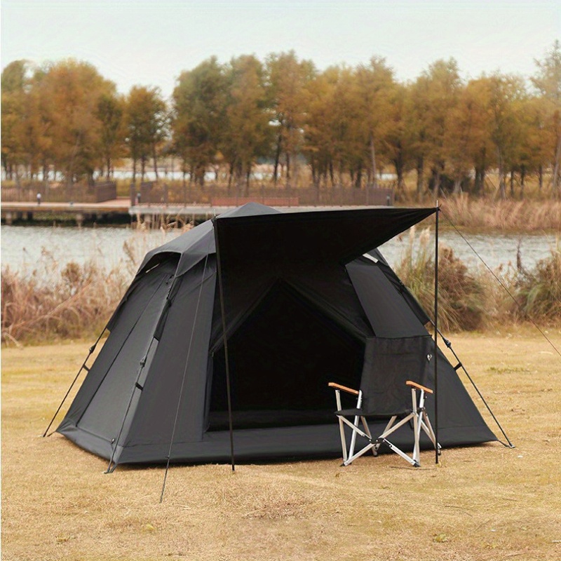 Réchaud de tente de camp de poêle à bois pliable portatif avec le tuyau de  cheminée pour la cuisson de chauffage d'abri de tente
