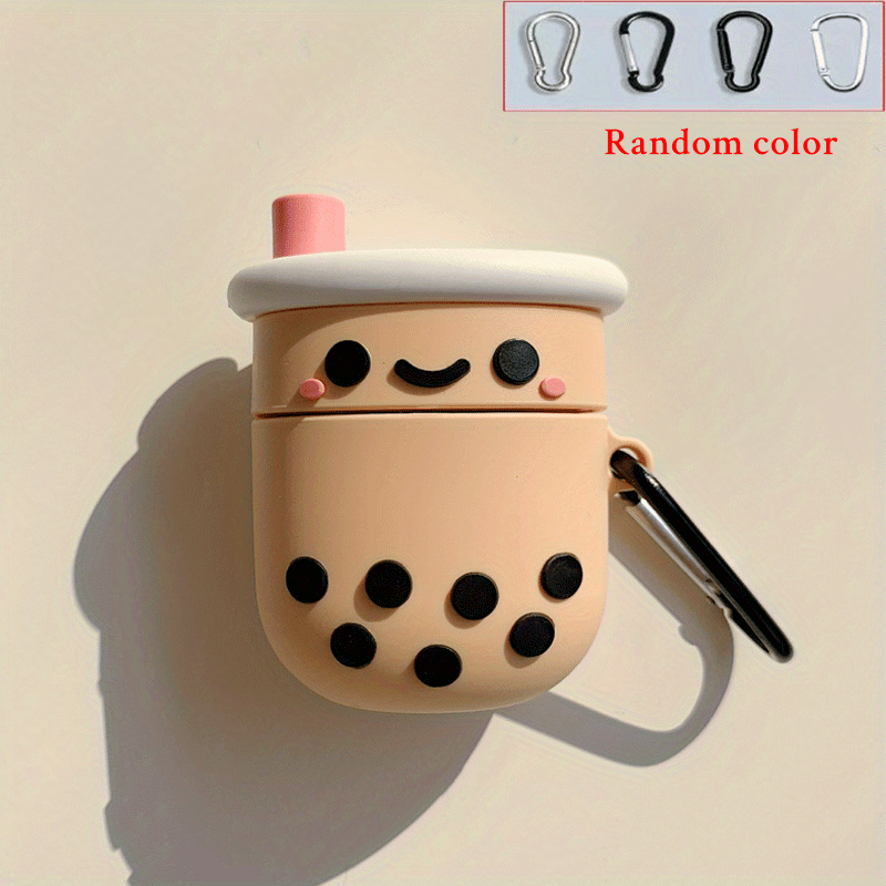 Cute 3d Cartoon Milk Tea Cup Design Airpod Case - Perfect For Airpods 1/2 Pro & Airpod 3!