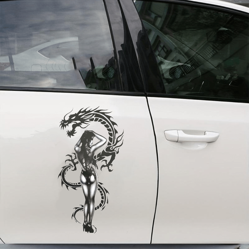 Dragon Car Decal - TenStickers