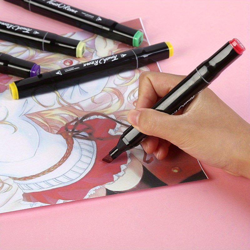 80 Couleurs Marqueurs, Crayon de Feutre Marker Créatif pour Débutants  Graffiti DIY Art Esquisse