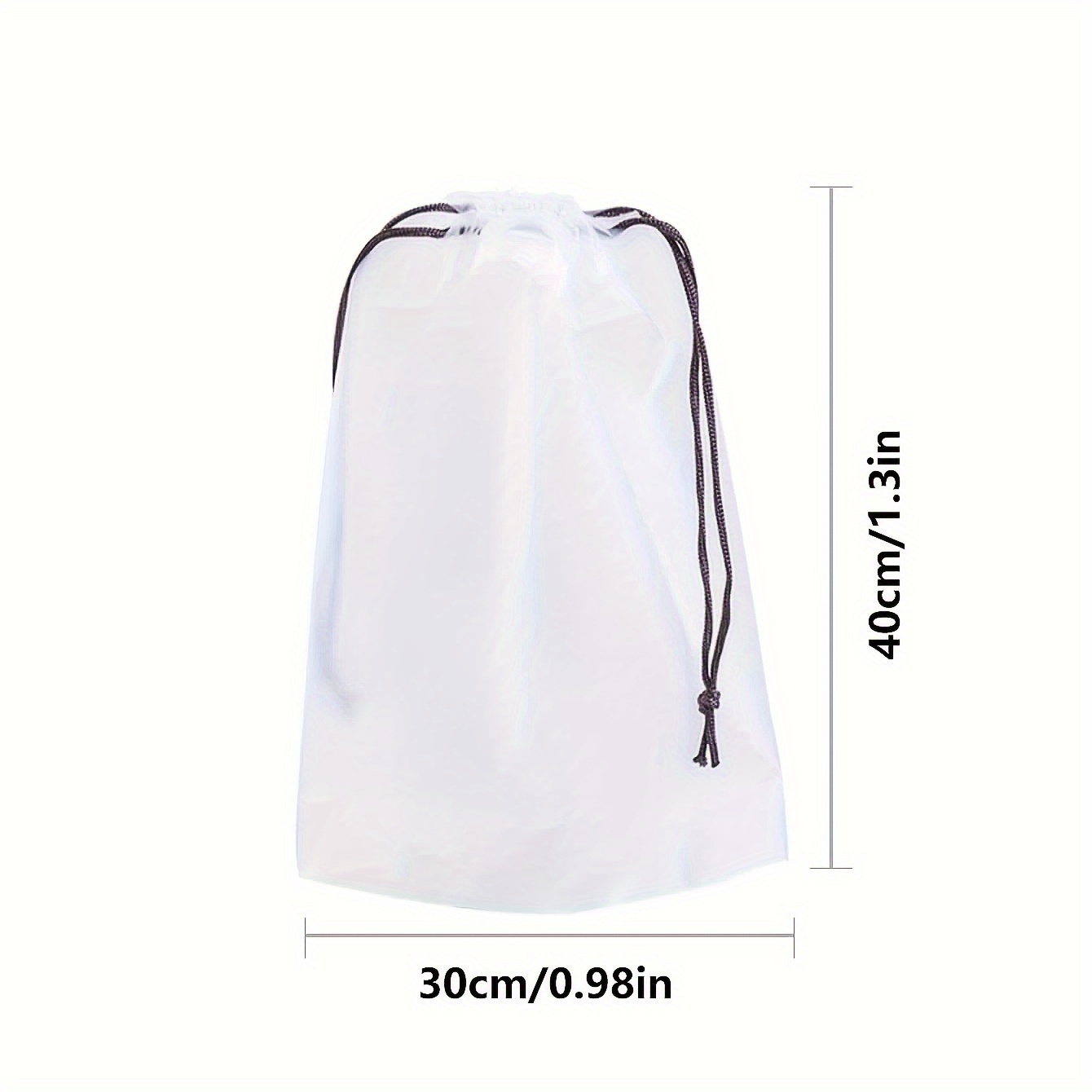 5 Pcs Travel Shoes Storage Pouches, Lightweight Drawstring Bags, Dustproof Foldable Bags