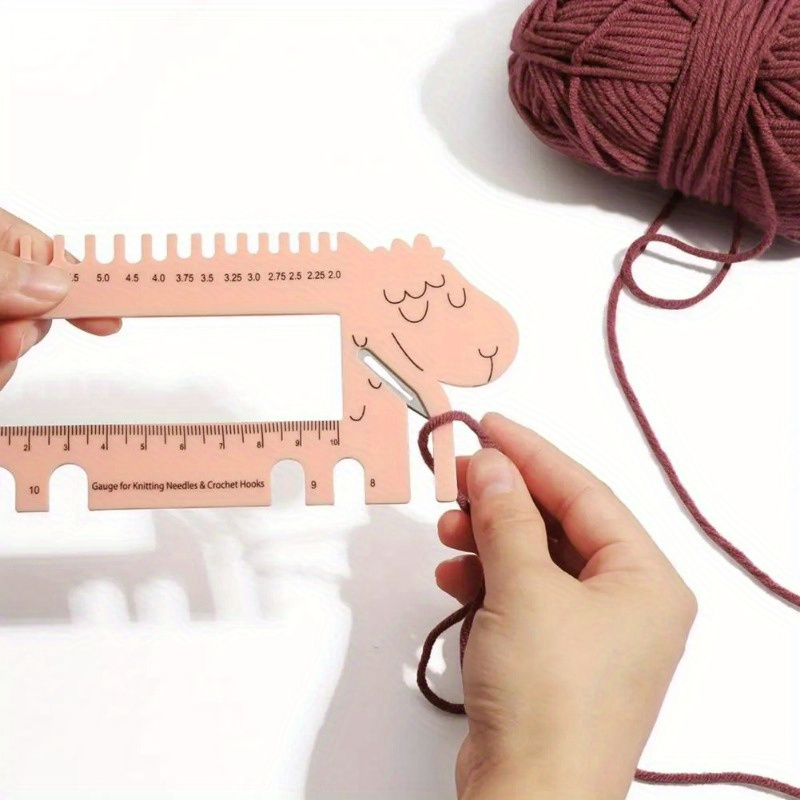 Knitting Needle Gauge - Temu