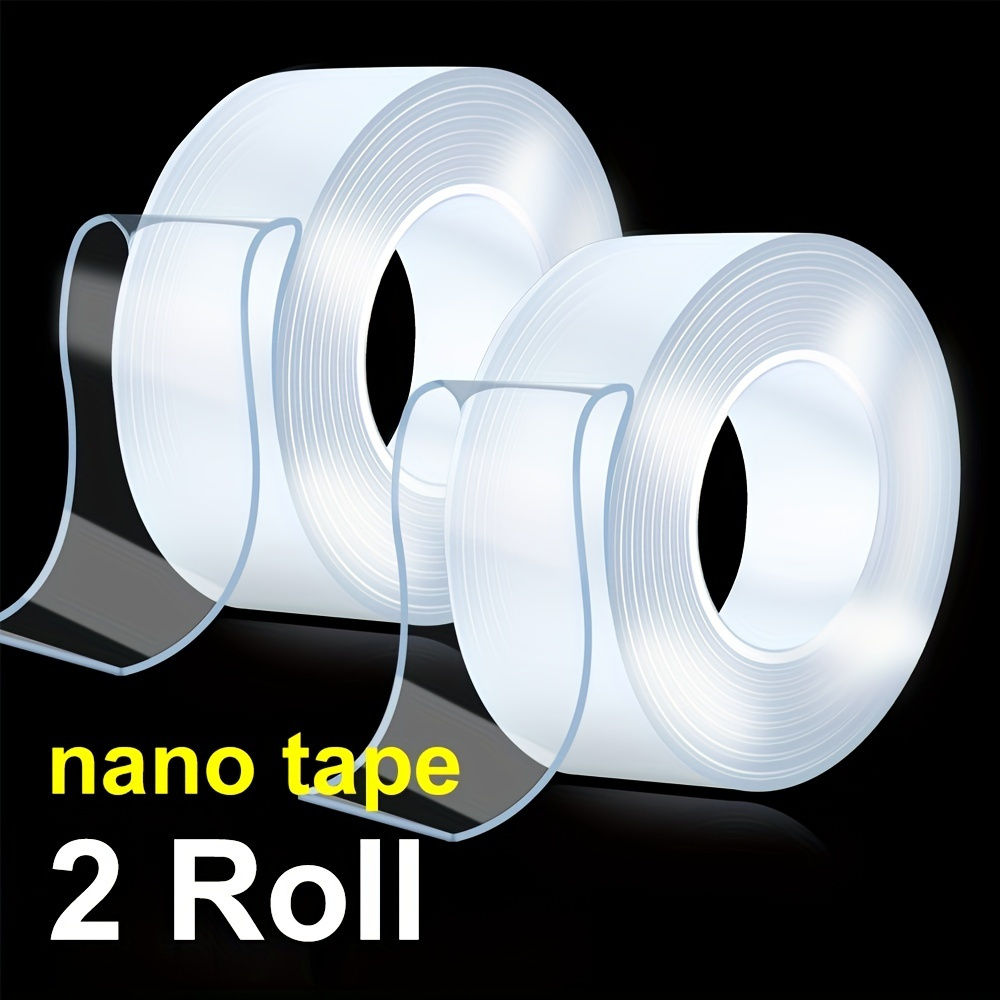 1 Rollo Cinta Nano Cinta Doble Cara Transparente Notrace - Temu