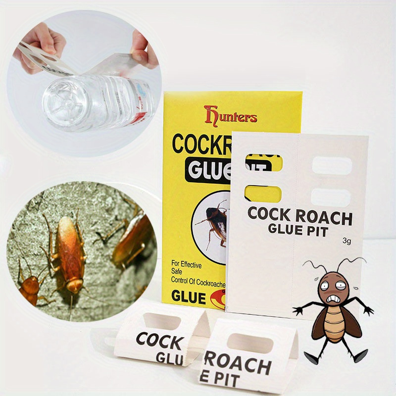 Roach Traps Indoor With Bait Sticky Paper Premium Glue Trap - Temu