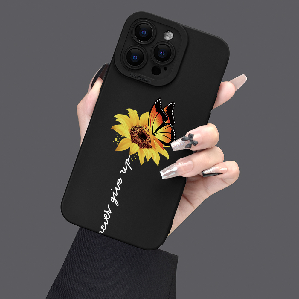 Coque De Téléphone Motif Fleurs Et Plantes – Compatible IPhone 14, 13, 12, 11, X, 8, 7…