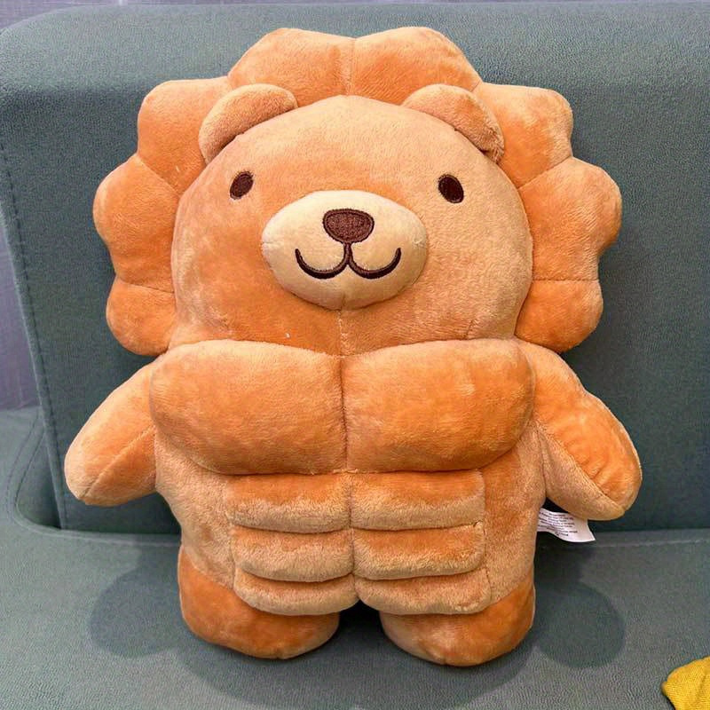 3 Layer Thick Brown Bear W Tummy Patch Adult Plush Stuffed Bear Pajama With  Double Locking Zipper 