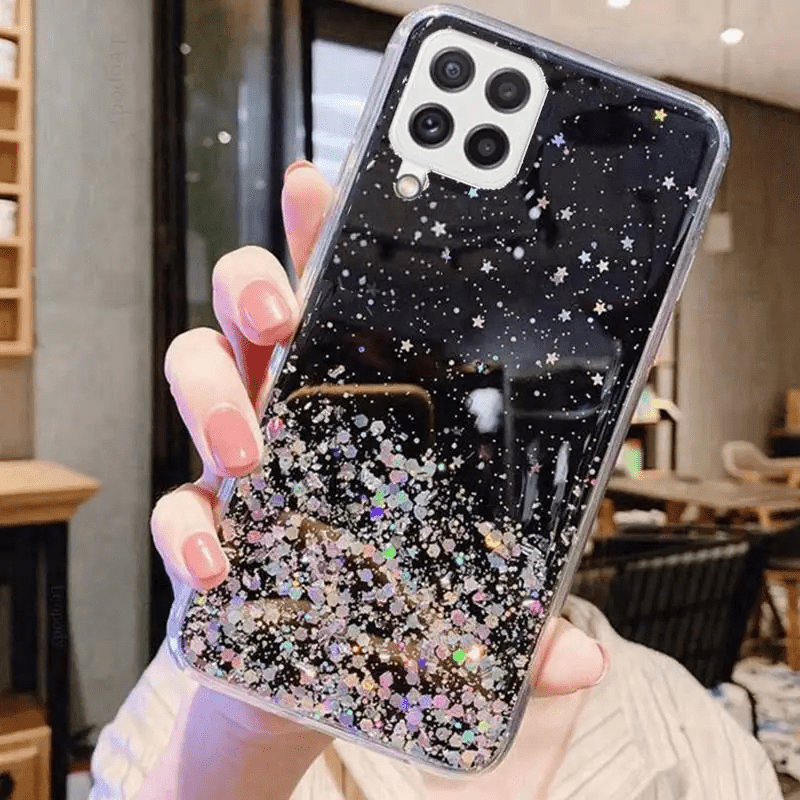 Phone Case - Bling Glitter Soft Phone Case For Galaxy A12 Back Cover For A12 Case Cover Phone Case