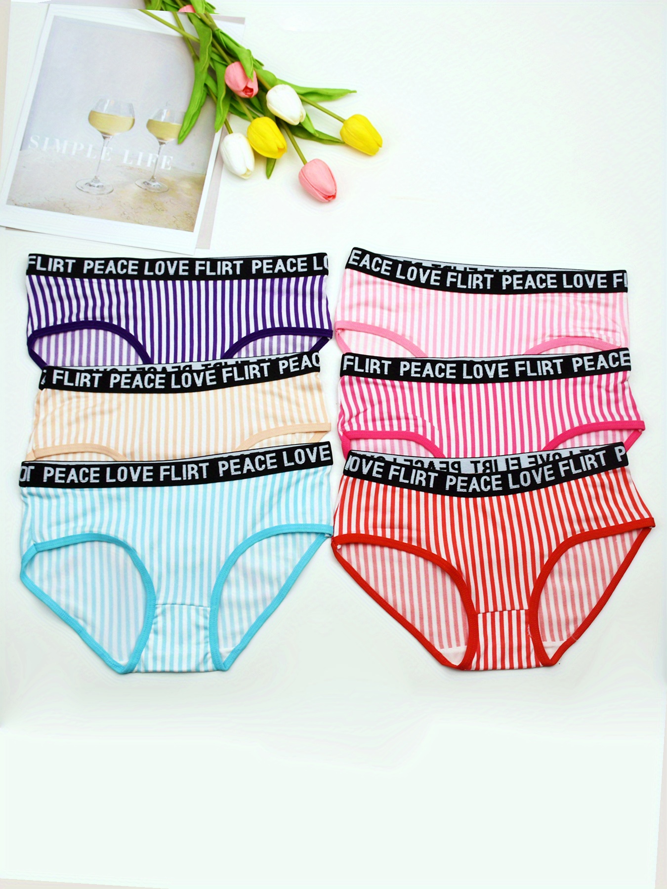 2 Pack Teenage Girls' Underwear Japanese-style Cute Panties Seamless Sweet  Heart Pattern Light Color Panties For 10-18 Girls
