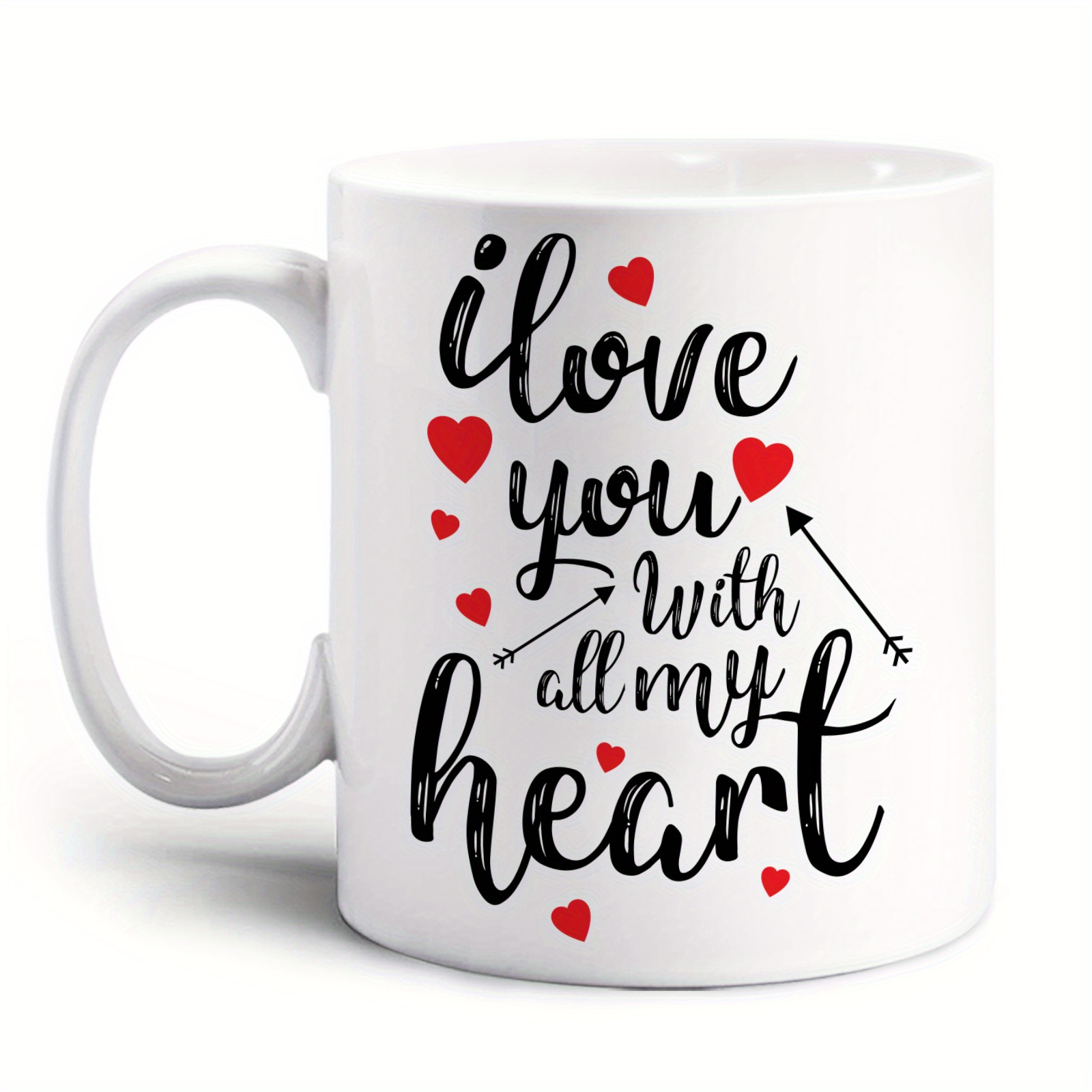 1 Pz Tazza A Cuore Tazze A Doppio Vetro Cuore Tazza A Cuore - Temu Italy