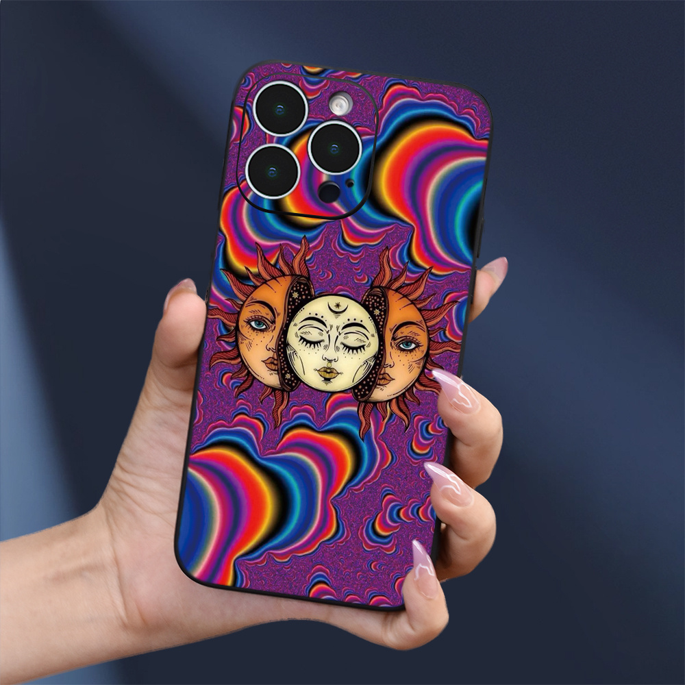 

Colorful Sun Pattern Tpu Material Shockproof Protective Phone Case For Iphone 7/8/se2/se3/x/xs/xr/11/12/13/14/15 Pro Max