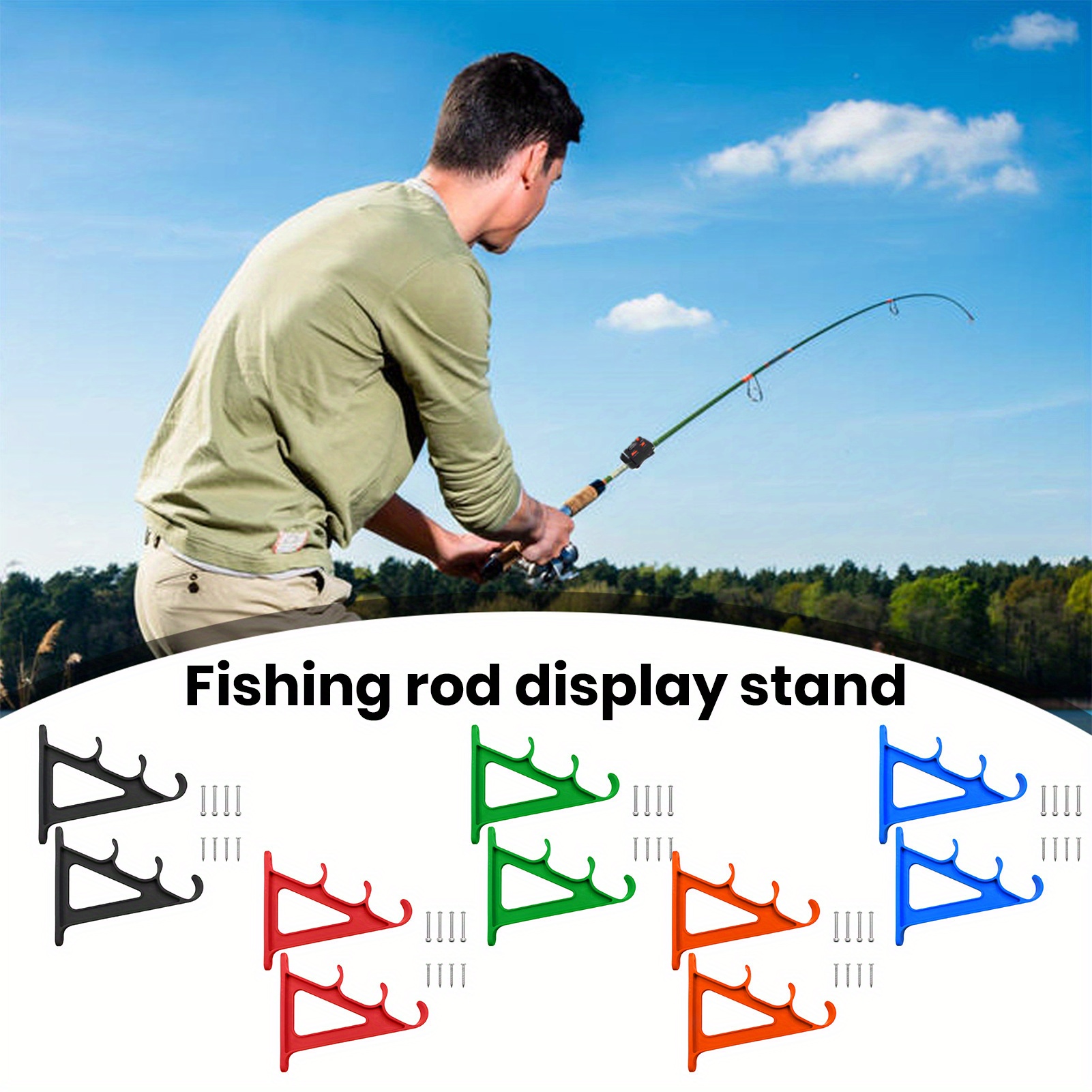 Plastic Fishing Rod Bracket Wear resistant Reusable Fishing - Temu