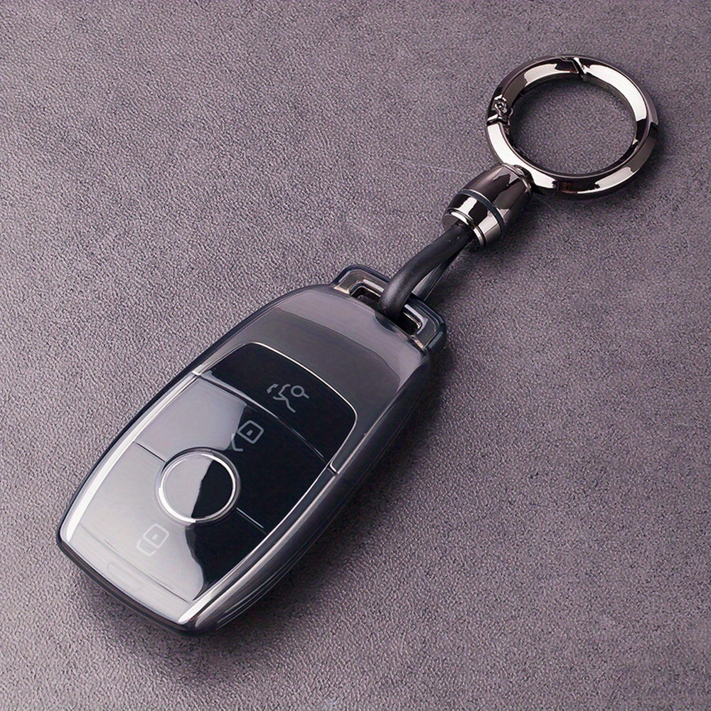 Auto Schlüssel Hülle Schwarz für Mercedes W166 A207 W222 W212 S212
