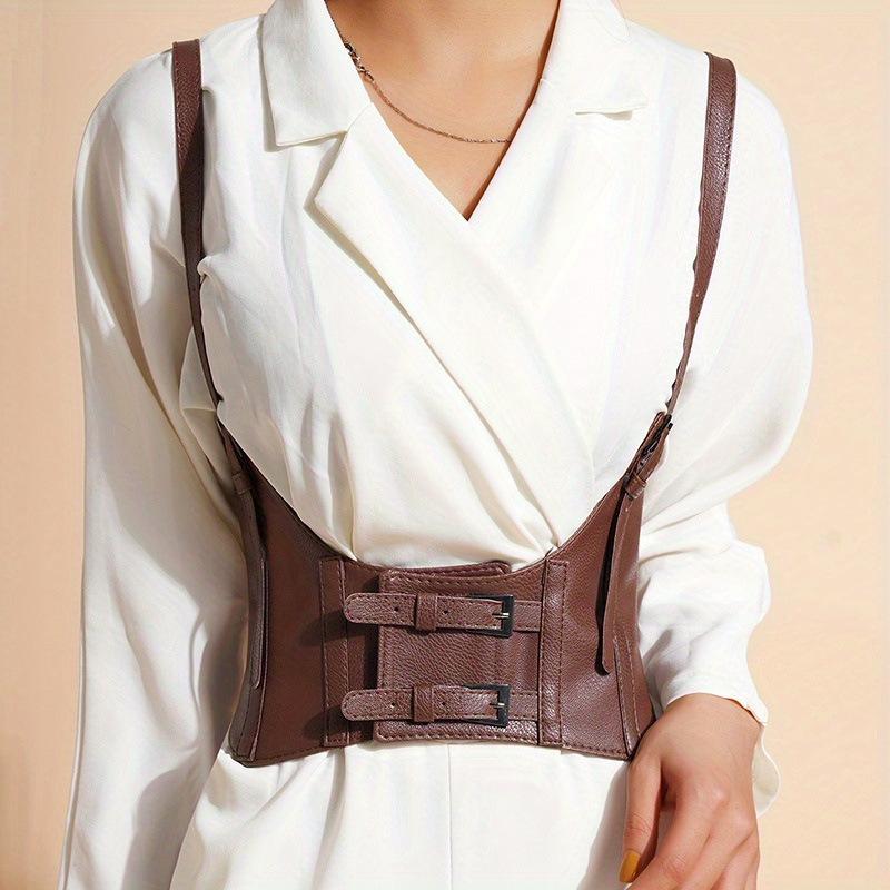 Nouveau produit : Light brown underbust corset Belt and straps